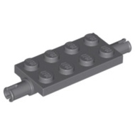 Part Lego 30157 Plate Modified 2 x 4 with Pins and Thin Angled Supports