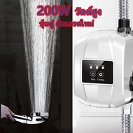 Upgrade 24V 200W 80ฟุตความดันปั๊มน้ำ ข้อต่อเครื่องปั๊มสำหรับอ่างล้างจานหัวฝักบัวภายนอก Tap Water Pump Booster