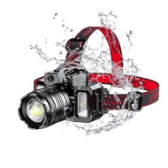 Malaysia Stock Water Proof Headlamp Induction Led Head Flashlight Rechargeable IPX65 5000LM Glare Zo
