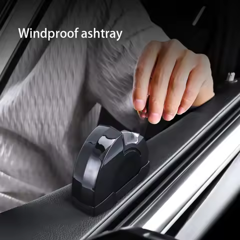 Car Cigarette Ashtray Cup With Lid Portable Detachable Vehicle Ashtray Holder Cigarette Ashtray Auto
