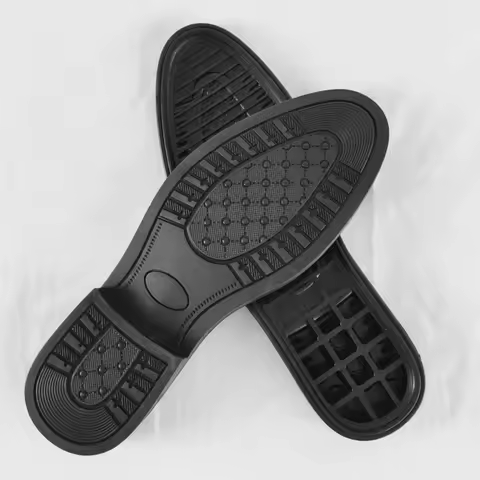 Men's Busin oe Sole Rubber Handmade Anti-slip Noisel Wear-resistant Leather Repair Material Accories