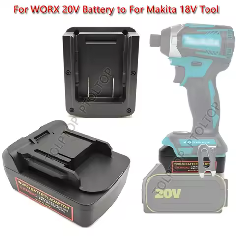 NEW Battery Adapter Converter Converting For WORX 20V Battery to For Makita 18V BL Series Battery Ad