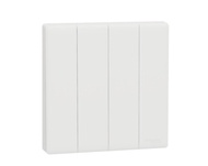 Schneider Electric Vivace E 10AX 250V 4 Gang 2 Way Switch