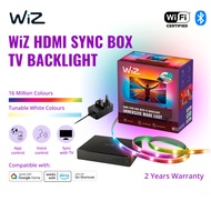 WiZ HDMI Sync Box with TV Backlight – Syncs Light to Your Movies, Games and Music HDMI 2.0 Supports 