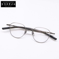 Four Nines S-955T 鈦金屬鏡框，反向 R 型鉸鏈，皇冠形眼鏡，尺寸 46□20-142（近全新）[二手]