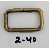 ---THICK SQUARE RING (12 PCS) SIZE 4 CM COLOR ATG/BKAR WOMEN'S BAG ACCESSORIES