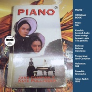 ORIGINAL Novel PIANO The Piano Jane Campion Novel Film Hollywood Holly Hunter Romance Movel Gramedia