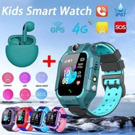 New SOS Antil-lost GPS Location Camera Sim Card Call IP67 Waterproof Smart Watch For Ios Kids Gift
