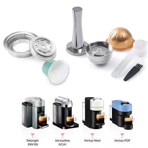 Capsule Adapter For Vertuo Pop & Next Machine Original Coffee Capsule Pods Convert to Vertuoline Cap