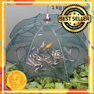 Jaring Payung Bubu 8Lubang Jebakan Perangkap Ikan Udang Kepiting Model Payung Jaring Bubu 8 Lubang b