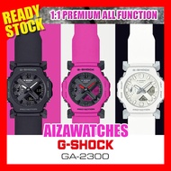 STOCK MY 1:1 PREMIUM CASIO G-SHOCK PINK WHITE BLACK GREY TMJ GA-2300 BNB FIT ORI digital-analog comb