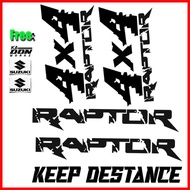 ☩ ¤ ✉ Multicab Decals Good Quality Sticker Raptor Design