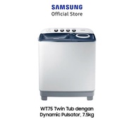 Samsung Mesin Cuci 2 Tabung 7,5 Kg WT75H3210MB