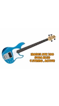 IBANEZ ATK 200 - SODA BLUE - BASS 4 STRING - PACKING KAYU