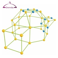 [Amleso2] Premium Kids Fort Building 87 Pieces Creative Fort Toy for Ages 5 And Up