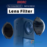 BRDRC Lens Filter for INSTA360 X5 ND16 ND32 Lens Filter ND Protective Mirror Glass
