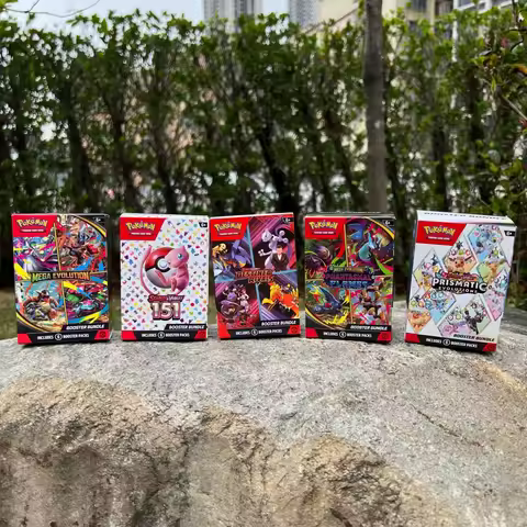 72PCS Pokemon Card v10 Booster Bundle Destined Rivals Prismatic Evolutions Scarlet Violet 151 Englis