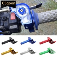 C5GOON 22mm Universal Motorcycle Moped Scooter Bike CNC Adjustable Throttle Twist Grips Handlebars E