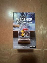 Re-Ment snoopy weather  terrarium 盲盒