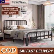 Metal bed frame Iron frame bed Queen size bed High load-bearing frame bed Iron frame