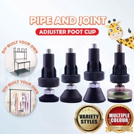 Adjuster Foot Cup PVC Lean Tube Metal Pipe Connector Pipe Fittings Metal