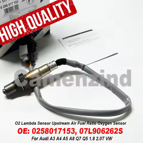 07L906262S 0258017153 O2 Lambda Sensor Upstream Air Fuel Ratio Oxygen Sensor for Audi A3 A4 A5 A8 Q7