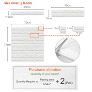 ♞30 PCS 38X35cm 3D Real Bricks Wall Stickers Foam Wallpaper Design Wall Decor Waterproof Adhesive