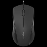 Chuột có dây silent Rapoo N1200 (Đen) - Chính hãng