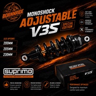 BORNNRIDE SUPRIMO MONOSHOCK ADJUSTABLE V3S 200MM 205MM 230MM LC135 Y15ZR Y16ZR RS150 RSX