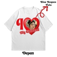[ FREE CUSTOM ] 3 / 'I love my boyfriend / Girlfriend' Series T-shirt - Custom photo t-shirt boyfrie