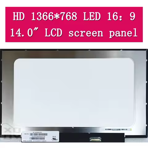 14" Slim LED matrix NT140WHM-N61 N44 N34 N46 N49 N140BGA-EA4/EB4 B140XTN07.2 laptop lcd screen panel