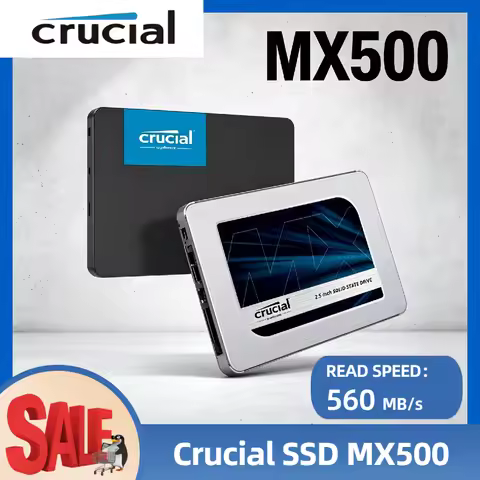 Crucial MX500 500GB 1TB 2TB SATA 2.5 Inch SSD 3D NAND High Speed Internal Solid State Drive for Lapt