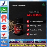 READY STOK 4G JOSS, Kapsul Herbal Stamina Pria 4-G JOSS, Ramuan