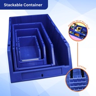 KTK Plastic Stack Storage Bin | Box | Stackable | Organizer | Organization | Container | Cabinet