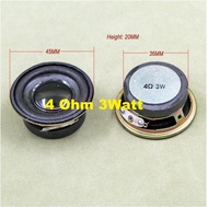 Black Akustik Speaker 3W 4Ohm 40mm External Magnetic 36mm New Hig