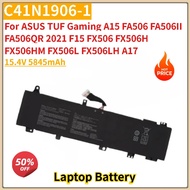 New Laptop Battery C41N1906-1 15.4V 5845mAh for ASUS TUF Gaming A15 FA506QR FA506 FA506II 2021 F15 F