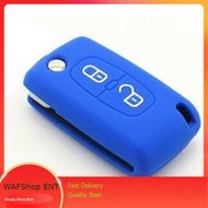 Peugeot 208 207 3008 308 RCZ 408 Ect. 2 Buttons Flip Key Silicone Key Cover