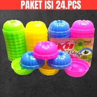 2 Dozen Food Grade Plastic Round Putu Ayu Cake Molds