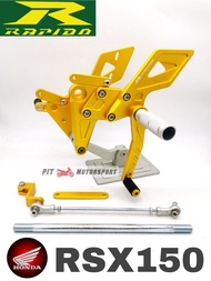 Rapido V1 Racing Footrest Honda RSX150 Single Footrest RSX150R Winner Tapak Kaki Pijak Accessories M