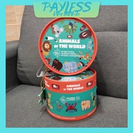 🔥PUZZLE 🔥 Mini Whale Animal of The World 3D Standing Puzzle 42Pcs+16Pcs Fantastic 3D Map Mainan Buda