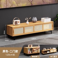 TV Console Cabinet With Storage Media &amp; TV Storage Small Apartment New Homehold Integrated Wall Non-Solid Wood Modern Texture Cabinet Legs  18 dian