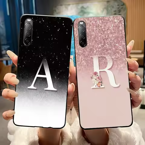 Black Phone Case For Sony Xperia 10 II Anti-scratch Shell For Sony Xperia 10 III/Xperia 10 III Lite 