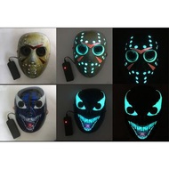 Kwun tong *觀塘現貨* 萬聖節 發光面具 出口高質 3D立體發光面具 發光面具 LED Kwun tong Halloween mask #Cosplay #Party #MSL027