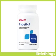 GNC - 肌醇 Inositol 500mg 100粒 （EXP 2028年） [平行進口] *不同包裝版本可能隨機出貨*