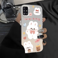 Case For Samsung A51 M40S Rabbit Bear Phone Soft Jacket