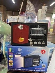 วิทยุพกพาเล็กๆ IPLAY วิทยุ AM/FM/SW/AUX/SD card/DCรุ่น IP-810 27U /IP-810 (26) U