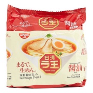 日清拉王 - 日清拉王醬油味即食麵5包裝 #非油炸