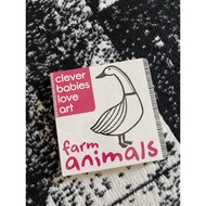 BBW Clever Babies Love Art - Farm Animal/ Baby Book/Boardbook/Hard Book/ Children's Book/ Animal Boo