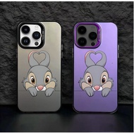 Amp Rabbit Csing hp Silver Color Mtte Premium Silver nti Jtuh Hrd Case For Oppo A3X 16 3S 5s 12 7 11