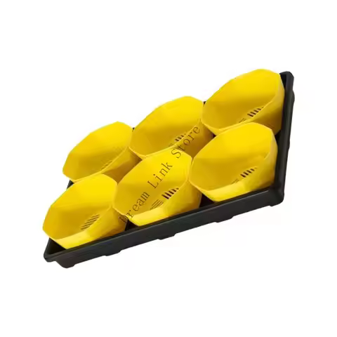 Q1FD Nursery Pot Tray 6 Cell Plant Pot 6Inch Pots For Succulents And Sensitive Plant Varieties Plant